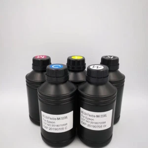 5 Liter LED UV Ink For Epson 1390 R1800 R1900 4800 4880 9880 UV Flatbed Printer - Afbeelding 1 van 4