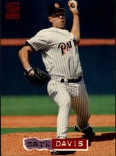 1994 Stadium Club San Diego Padres Baseball Card #497 Mark Davis