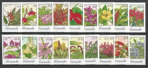 Grenada 1985 SG 1407-1423 Sc 1280-1295 Island Flowers mint set to $5 MNH/VG - Picture 1 of 1