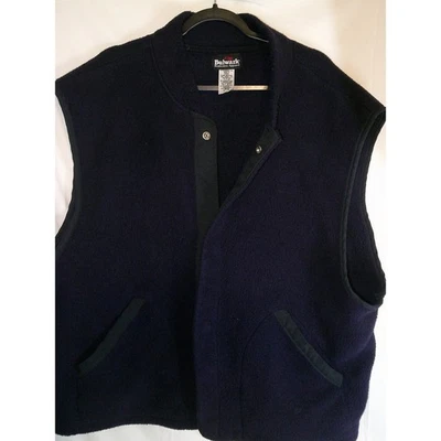 Bulwark Protective Apparel Mens XL Flame Resistant Fleece Vest Navy Blue - Image 1 of 3