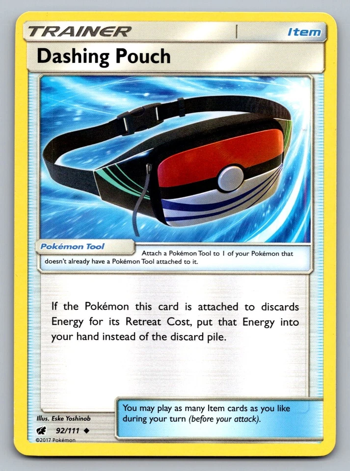 Pokemon TCG SM - Crimson Invasion Dashing Pouch 92/111 - Image 1 of 2