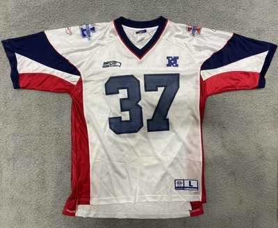 Camiseta deportiva Shaun Alexander #37 Seattle Seahawks NFL Super Bowl 2006 Reebok talla L Foto 1 de 4