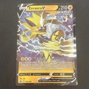 Zeraora V 053/198 Ultra Rare SWSH: Chilling Reign Pokemon TCG NM 2021 - Picture 1 of 2