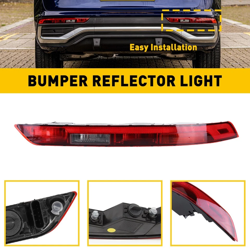 Luz de freno trasero reflector parachoques trasero pasajero audi q5 derecho 18-2021 Foto 1 de 4