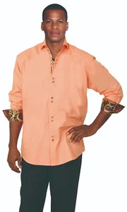 Herren 60% Baumwolle 40% Polyester Hemd Design Nähte Kragen Einfarbig AH 603 - Bild 1 von 8