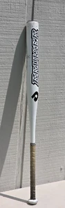 DEMARINI Bruiser 34" 26 oz Single Wall Softball Bat White Dx1 Alloy - Picture 1 of 10