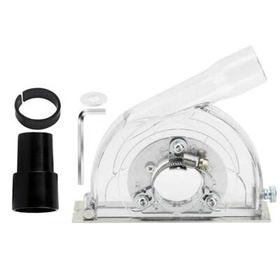 4-5'' Dust Extractor Cutting Guard For Angle Grinder Shroud Hood Cover Suction
