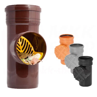 Fallrohrfilter Laubabscheider Dachrinne Regenwasser Ablauf Reinigung Ø 110 160mm - Bild 1 von 4