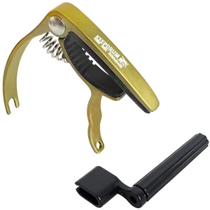 keepdrum Kapodaster Gold con manivela de cuerdas - Imagen 1 de 5