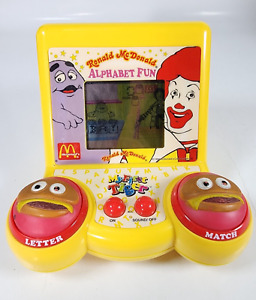 Vintage 1990s McDonald's Alphabet Fun My First Tiger Electronic Handheld Game