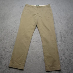 Pantalone J Crew Remi Uomo 32 Marrone Chino Dritto Casual Preppy - Foto 1 di 14