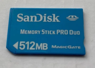 Sandisk MagicGate 512MB Memory Stick Pro Duo -tracked postage  - Image 1 of 2