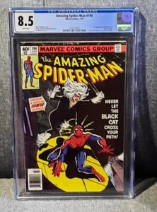 Amazing Spider-Man #194 CGC 8.5 White Pages 1st Black Cat NEW PICS - Picture 1 of 7