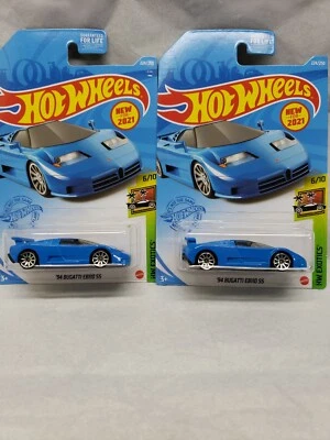 Hot Wheels 2021 Exotics '94 Bugatti EB110SS [LOT OF 2] - Image 1 of 4