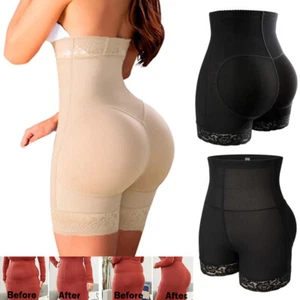 Sexy Buttock Padded Bum Pants Hip Enhancer Shaper Butt Lift Boyshorts Underwear - Picture 1 of 42