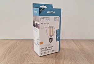 Hama WLAN LED Lampe E27 7W WiFi Glühbirne Dimmbar Alexa Google - Bild 1 von 2