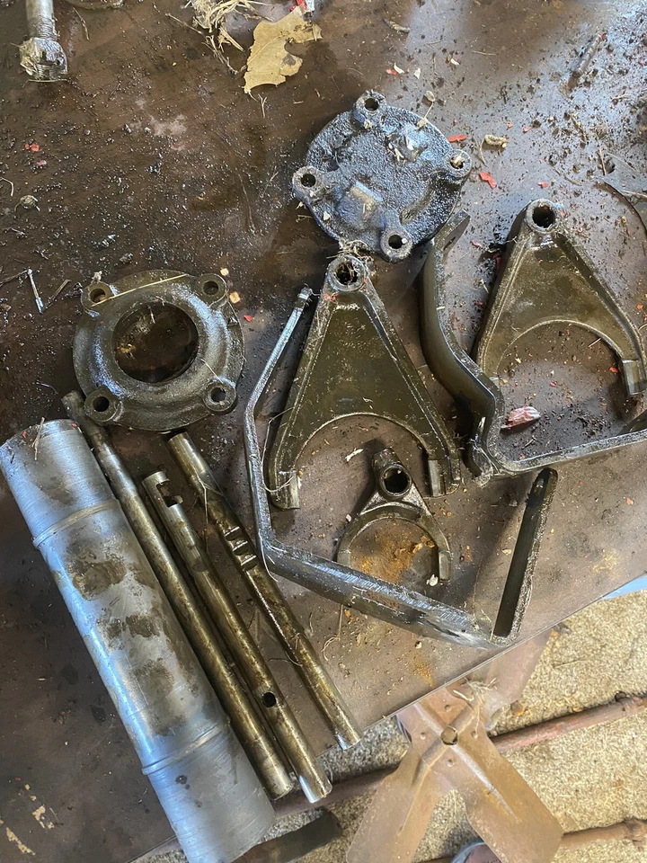 Ford 8N Tractor Transmission Forks, Yolks, & Rails - Image 1 of 1