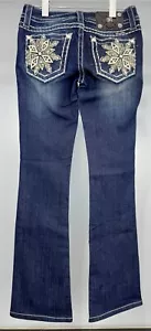 Miss Me Jeans Mid-Rise Boot Damen Größe 25 - Bild 1 von 4