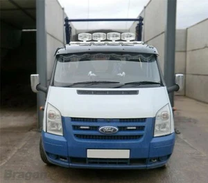 Roof Bar + Jumbo Spot Lamps + LEDS For Ford Transit MK6 2000 - 2006 Light Bar - Picture 1 of 11