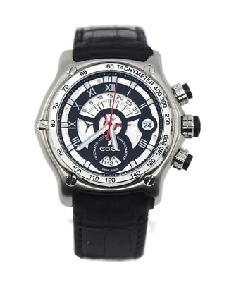 Ebel 1911 BTR Chronograph Stainless Steel Watch E9139L72 - Image 1 of 4