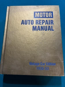 Motor Auto Repair Manual Second Vintage Car Edition 1953 - 1961 - Picture 1 of 1