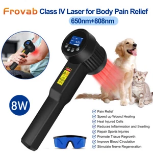 Cold Laser Therapy Body Pain Relief 8W Soft Healing Lazer Device Pet Friendly - Picture 1 of 12
