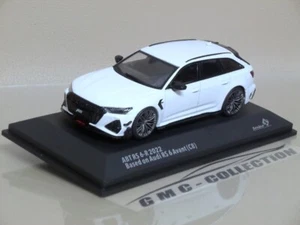 AUDi RS6-R C8 ABT AVANT STATiON WAGON SW 2022 BiANCO SOLiDO 1/43 NO MiNiCHAMPS - Foto 1 di 3