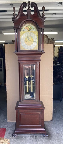 J. E. CALDWELL MAHOGANY GRANDFATHER CLOCK Cover