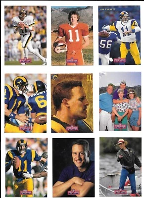 Jim Everett 1992 Proline Mobile (9) Card Promo Set (lot of 100 Sets) - Image 1 of 2