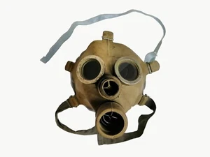 Vintage Gasmaske nicht funktionstüchtig Deko Cosplay Horror Halloween Ödland Kostüm - Bild 1 von 11