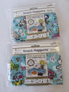 Itzy Ritzy Snack Happens Mini Snack Bags 4 Pack Tokidoki Underwater Adventure D - Picture 1 of 2