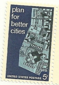 1967 Stadtplanung 5 Cent US Briefmarke Scott #1333 postfrisch - Bild 1 von 1