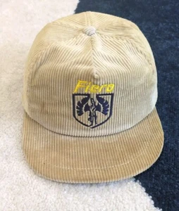 Vintage Pontiac Fiero Corduroy Promo Hard Hat Trucker Snapback Made in USA Rare - Picture 1 of 8