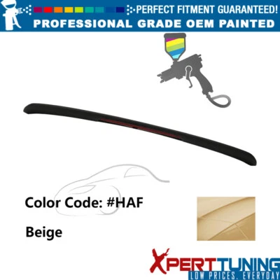 For 13-15 Nissan Altima Sedan OE Style Painted #HAF Beige Trunk Spoiler W/LED Foto 1 de 4