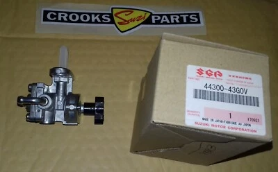 NOS 44300-43G0V Genuine Suzuki LT-Z50 Quad 2006 to 2009 Fuel Tap Assy. - Image 1 of 4