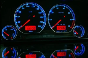 Volkswagen Golf 3 Design 2 glow gauges dials plasma dials kit tacho glow dash sh - Picture 1 of 4