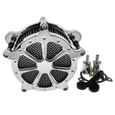 Air Cleaner Grey Intake Filter Fit For M8 Touring FLH Trike Sofatil Fat Boy King - Image 1 of 4