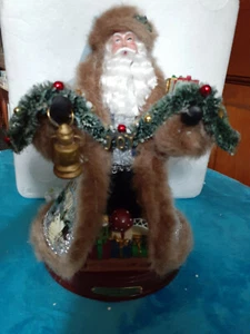 Thomas Kinkade Caroling Santa "Joy to the World   NO  " COA - Picture 1 of 5