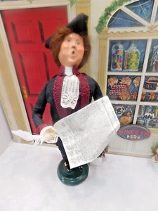 Byers Choice 2000 Caroler Thomas Jefferson con Declaración de Independencia y Pluma - Imagen 1 de 9