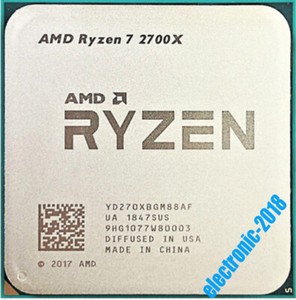 AMD Ryzen 7 2700X R7-2700X CPU Processors 3.7GHz 8Core 16Thr 105W Socket AM4