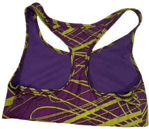 CHAMPION Street Style Workout Bra Size S Racerback Abstract