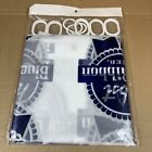 Pabst Blue Ribbon Shower Curtain PBR Beer Merchandise Collectible - New Sealed