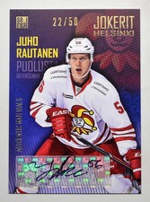 2016-17 KHL Jokerit Helsinki Autograph #JOK-AUT-012 Juho Rautanen 22/50