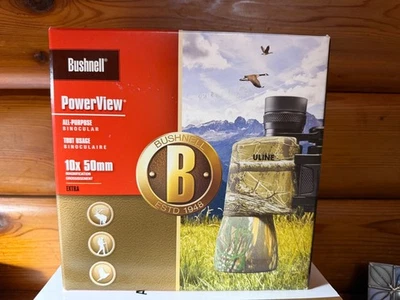 Binoculares Bushnell 131055U 10x50 mm Power View todo uso camuflados nuevos en caja Foto 1 de 4