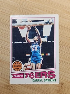 1977-78 Topps #132 Darryl Dawkins White Back - Picture 1 of 6