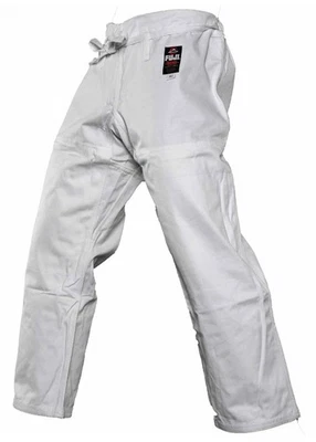 Fuji Sports All Around Mens Brazilian Jiu Jitsu Jiu-Jitsu BJJ White Gi Pants NEW - Image 1 of 4