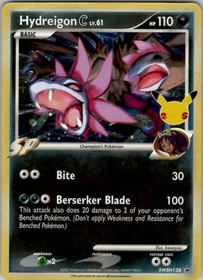 Hydreigon C lv.61 - SWSH: Sword & Shield Promo Cards SWSH138 Holo NM - Image 1 of 2