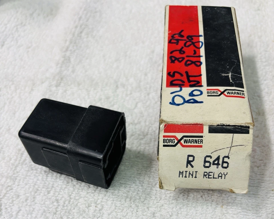 Mini relé vintage BWD Borg Warner R646 82-85 GM Foto 1 de 1