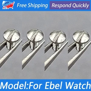 4PCS For Ebel Watch 2.6*2.4*1.4mm Stainless Steel Case Band Bracelet Strap Screw - Picture 1 of 3