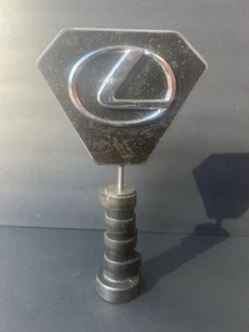 Scultura Arte Metallo Lexus Ingranaggio ManCave 10" x 6" Pesante Industriale Auto - Foto 1 di 7